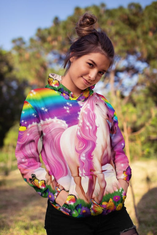 Blau Female Sublimation Hoodie