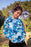 Blue Dots Camoflduge Female Sublimation Hoodie