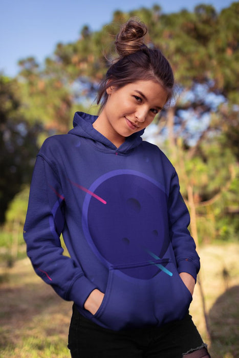 Blue Galaxy Female Sublimation Hoodie