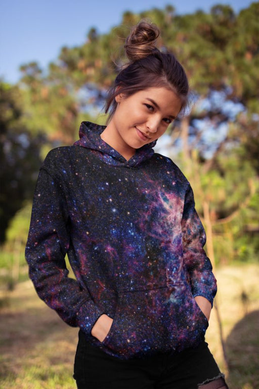 Colored Galaxy Female Sublimation Hoodie