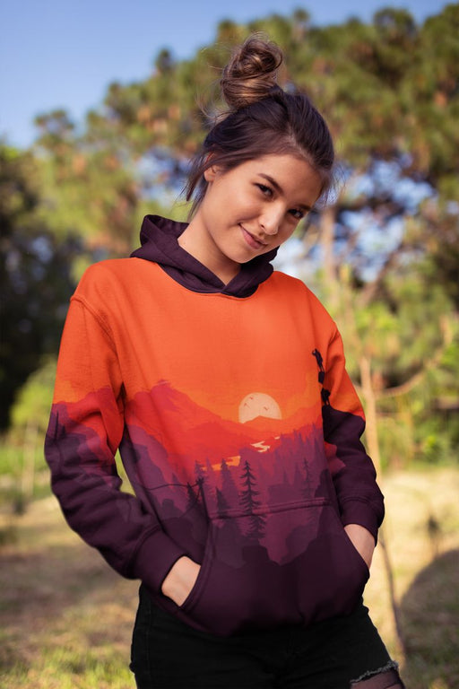Day End Adventure Female Sublimation Hoodie