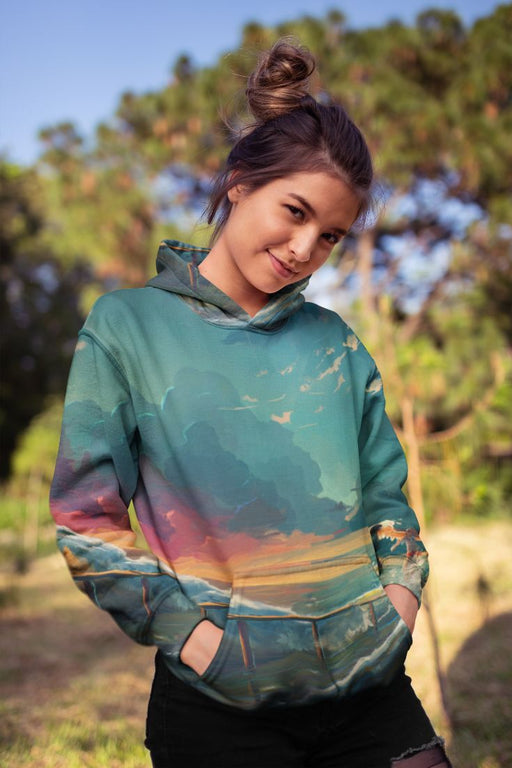 Doddle Nature Female Sublimation Hoodie