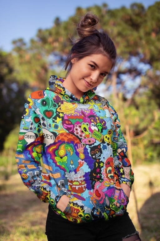 Enlightricity Max Female Sublimation Hoodie