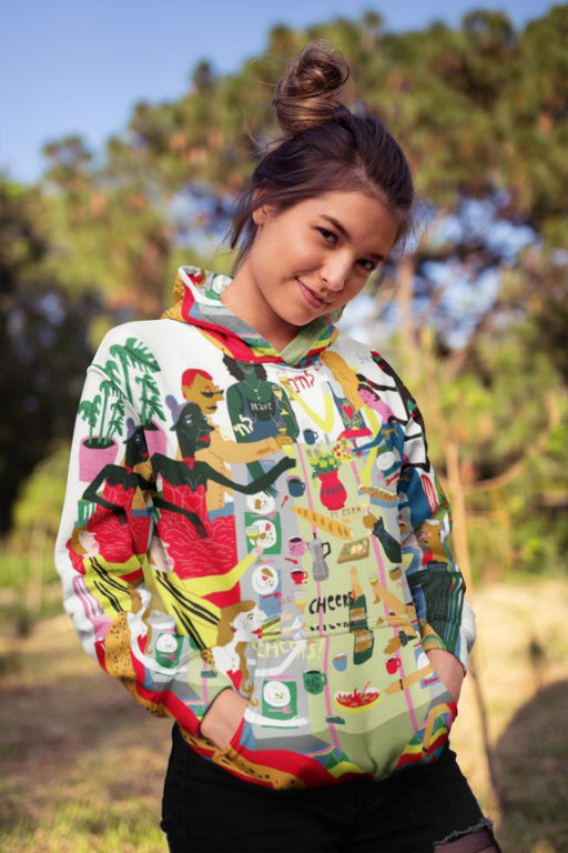 Family Dinner Female Sublimation Hoodie