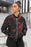 Fire Abstract Female Bomber Jacket