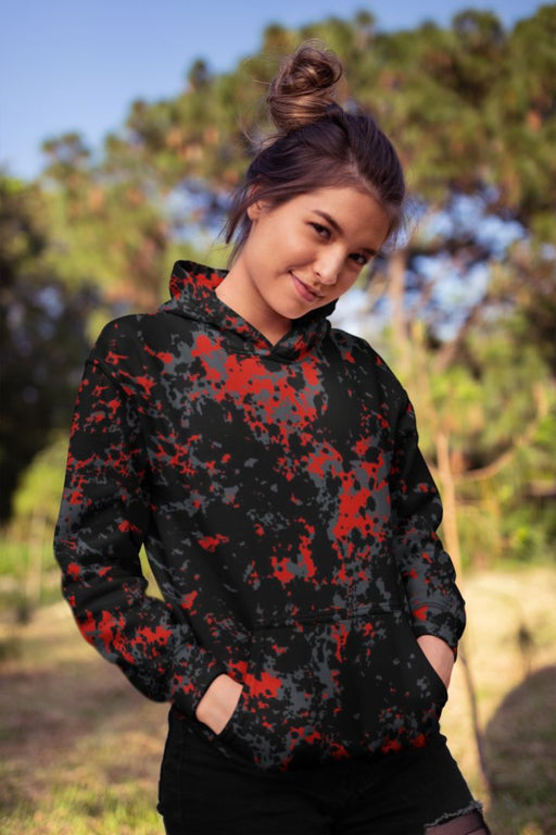 Fire Abstract Female Sublimation Hoodie