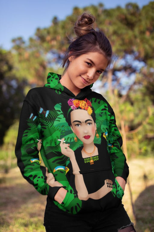 Frida Kahlo Female Sublimation Hoodie