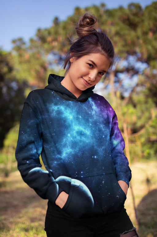 Galaxy Colors Female Sublimation Hoodie