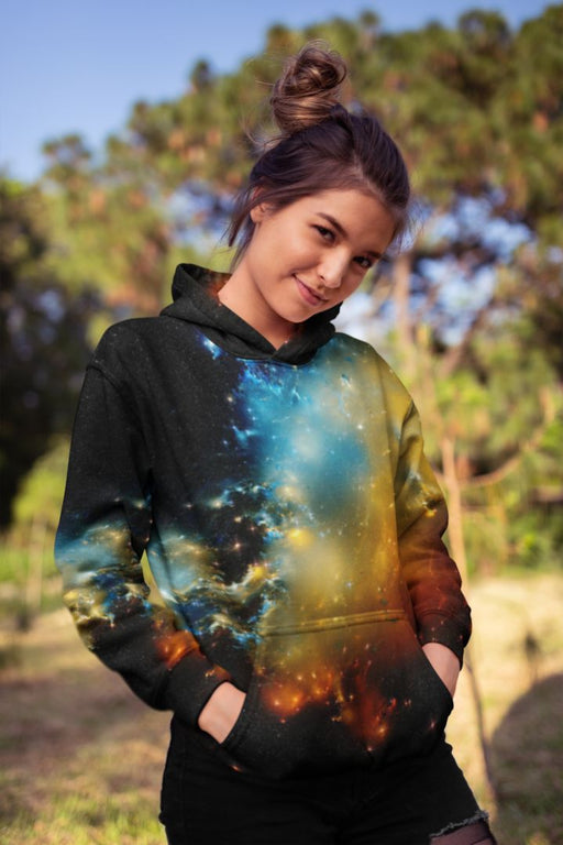 Galaxy Star Female Sublimation Hoodie