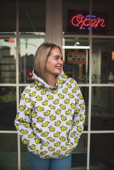 Rubber Ducks Female Sublimation Hoodie
