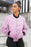 The Warm Pink Female Bomber Jacket