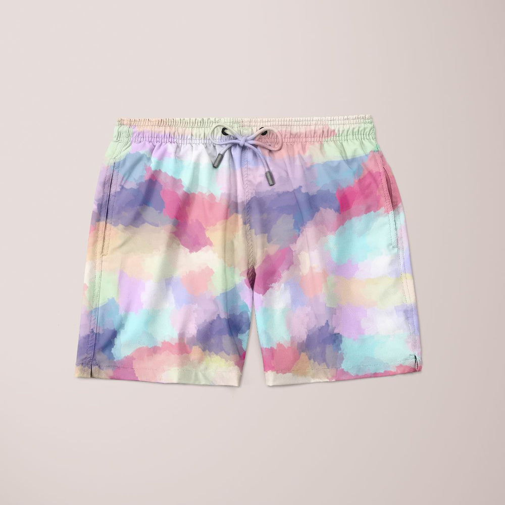 Abstract Pastels Shorts