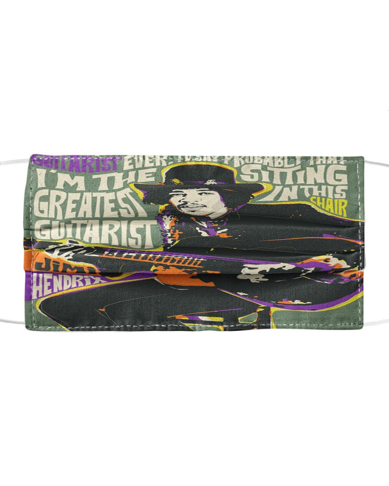 Guitar God Pop Art Quote Mask