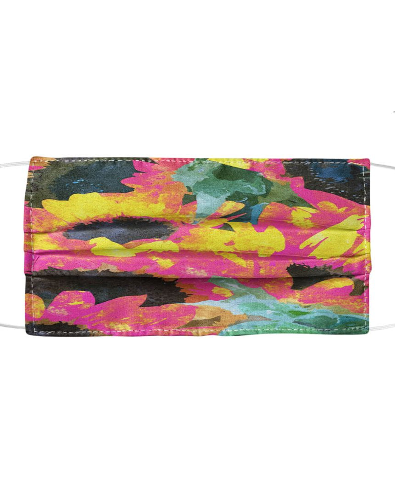 Pink Sunflower Mask