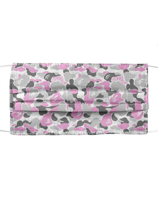 Trance Pink Pattern Mask