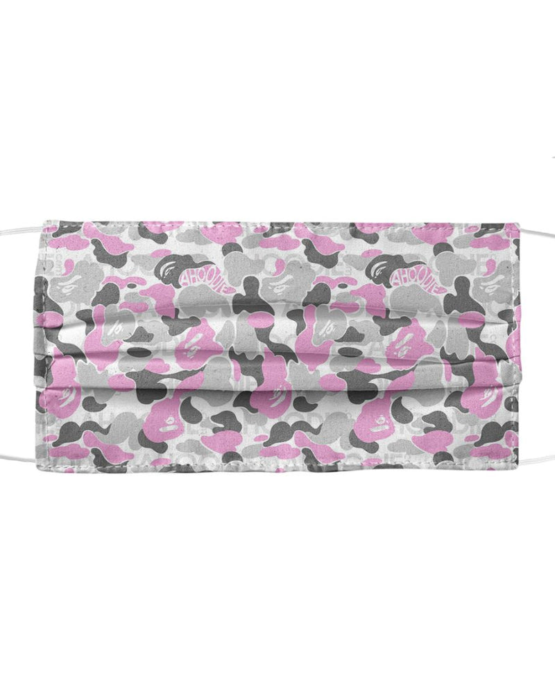 Trance Pink Pattern Mask