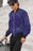 Blue Galaxy Bomber Jacket