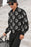 Face Pattern Bomber Jacket
