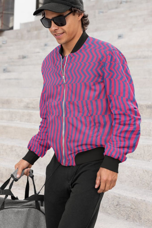 Glitchwaves Bomber Jacket