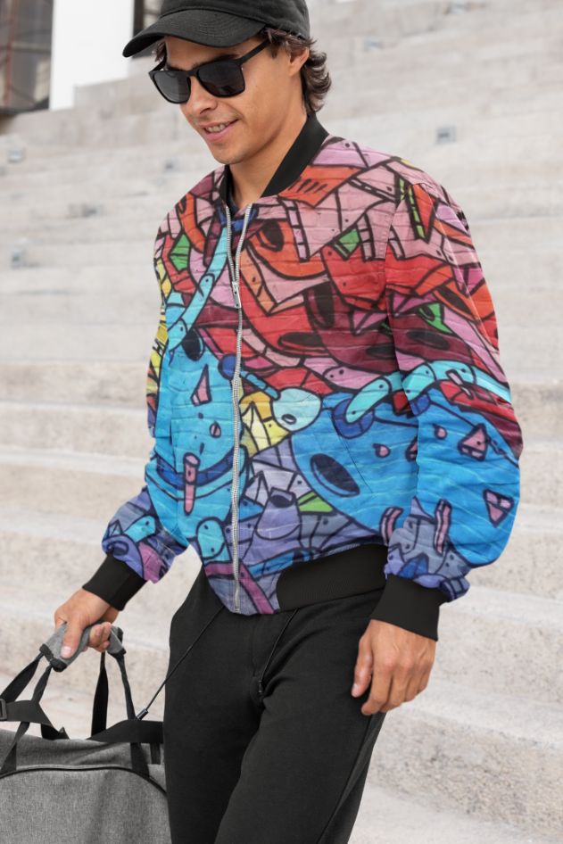 Graffiti Bomber Jacket