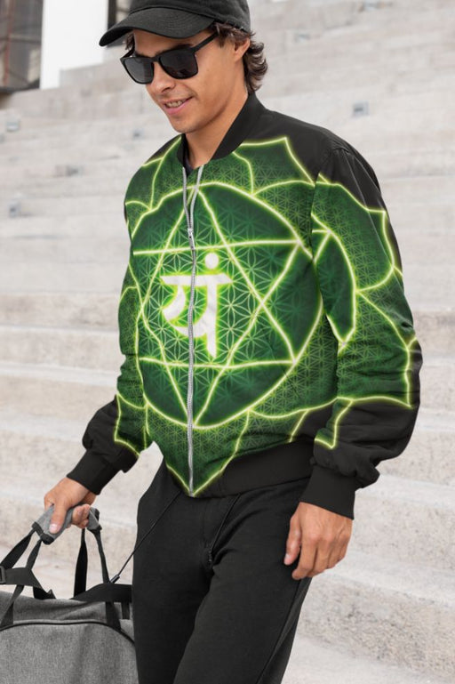 Heart Chakra Bomber Jacket
