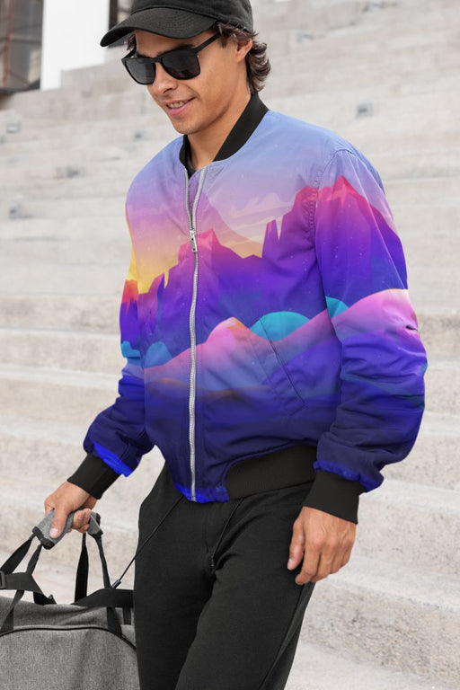 Magical Awe Scene Bomber Jacket