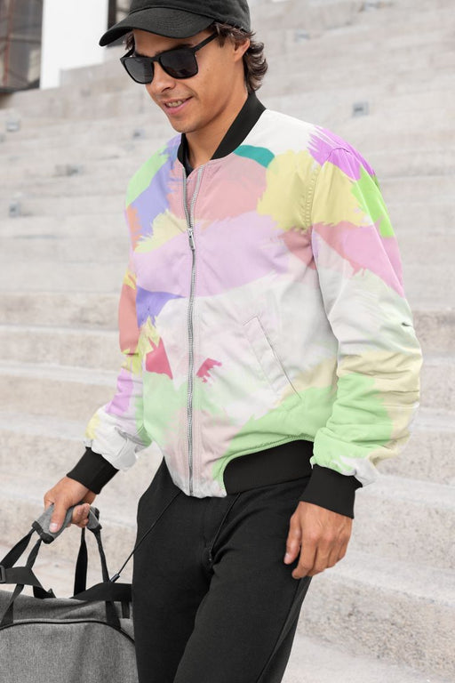 Magical Paint Splatter Bomber Jacket
