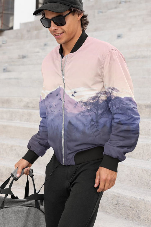 Magical Pink Sky Bomber Jacket