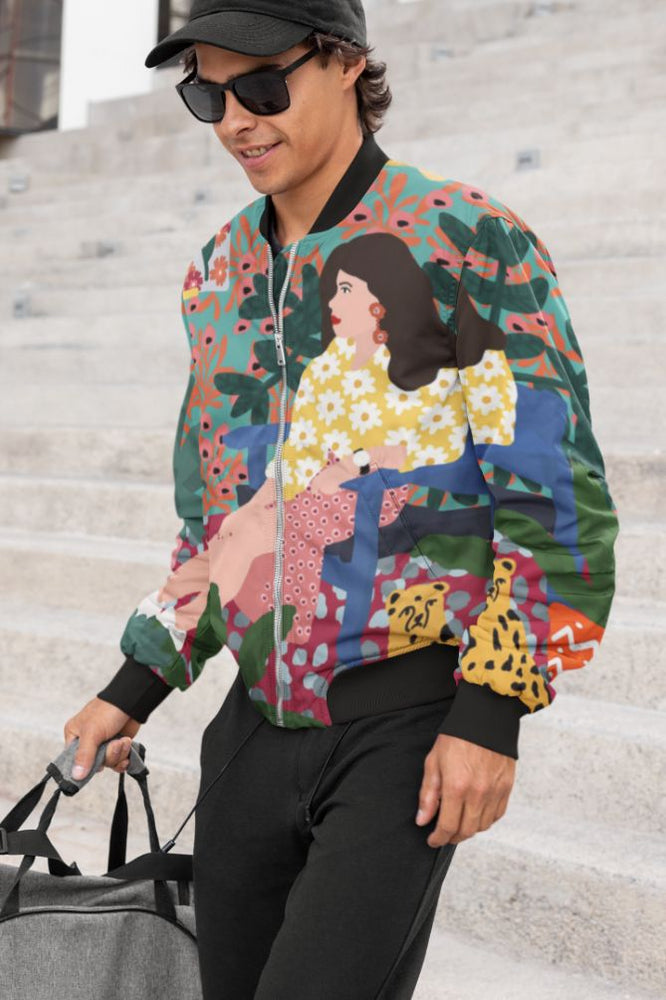 Waiting Girl Bomber Jacket