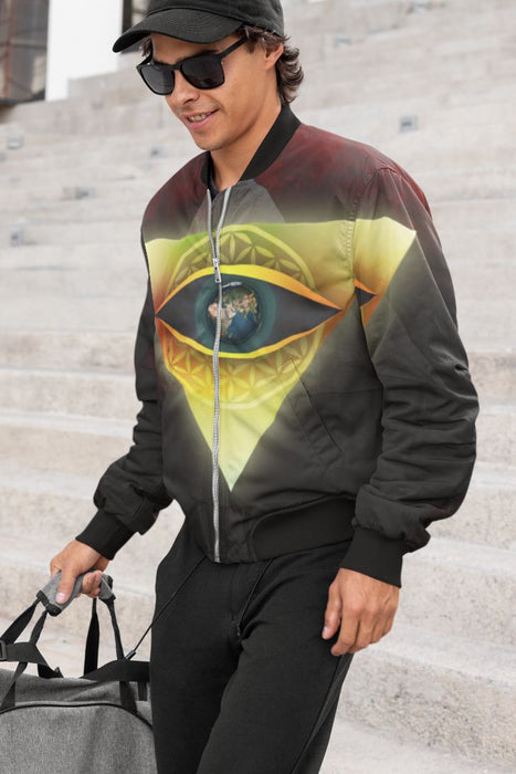 illuminate eye Bomber Jacket