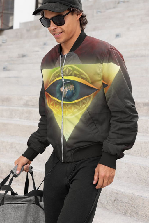 illuminate eye Bomber Jacket