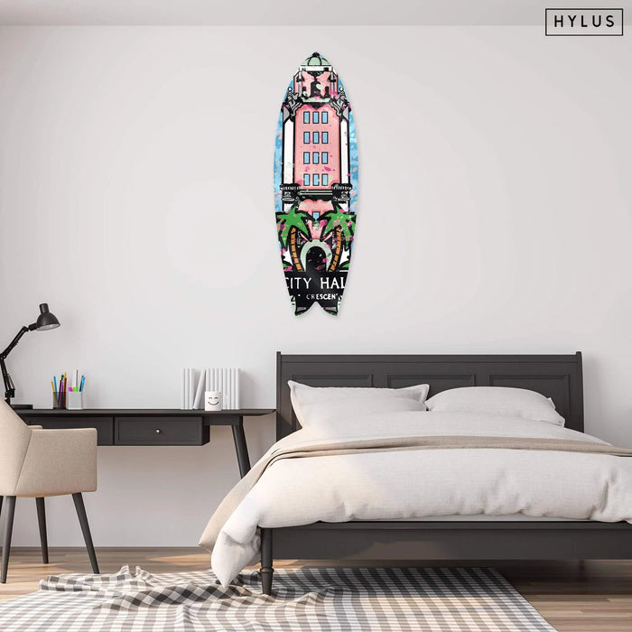 Beverly Hills: City Hall Surfboard