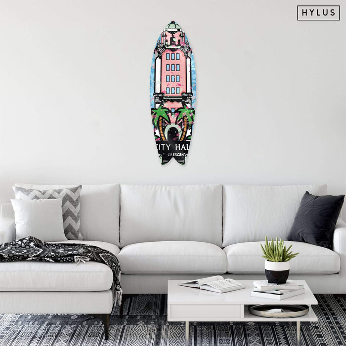 Beverly Hills: City Hall Surfboard
