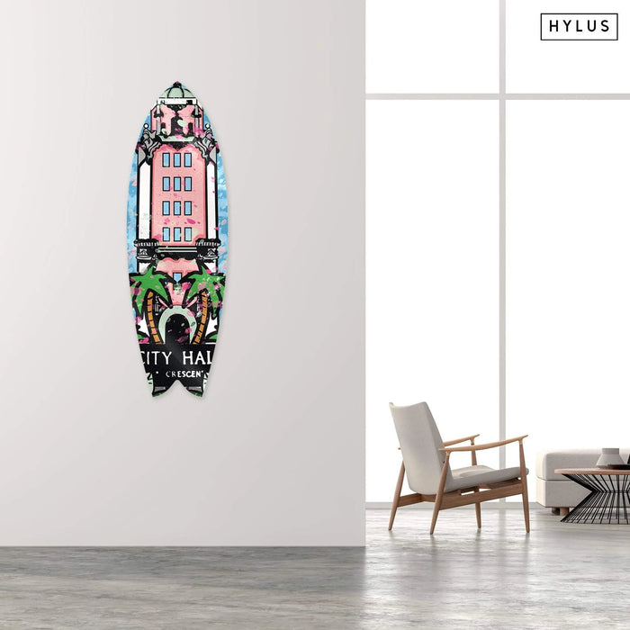 Beverly Hills: City Hall Surfboard