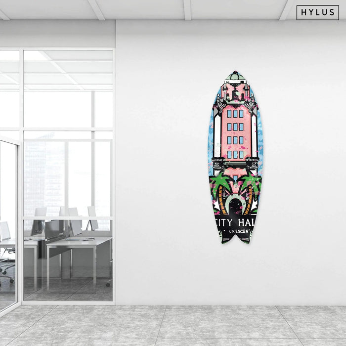 Beverly Hills: City Hall Surfboard
