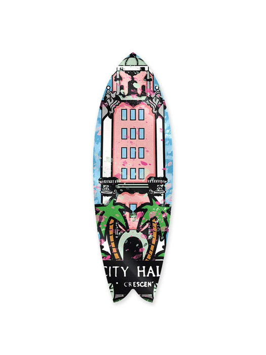 Beverly Hills: City Hall Surfboard