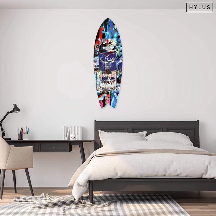 Tomato Spray Purple Surfboard