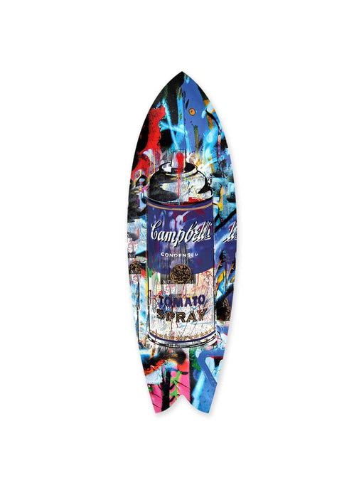 Tomato Spray Purple Surfboard