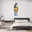 Tomato Spray Yellow Surfboard