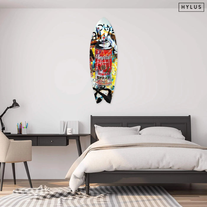 Tomato Spray Red Surfboard