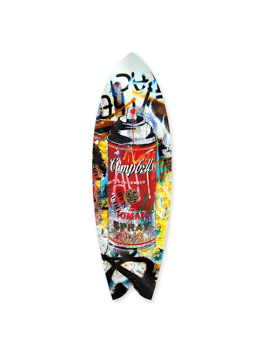 Tomato Spray Red Surfboard