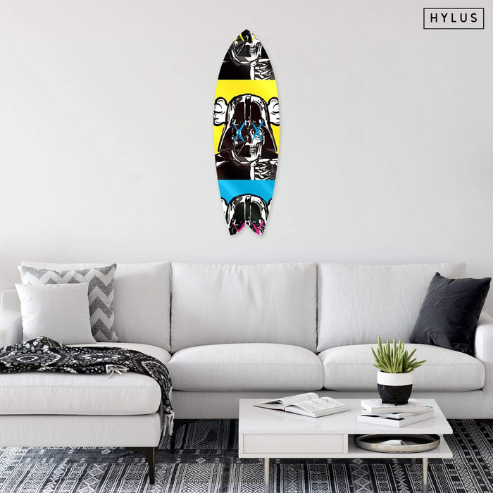 Space Soldier X Yellow Surfboard