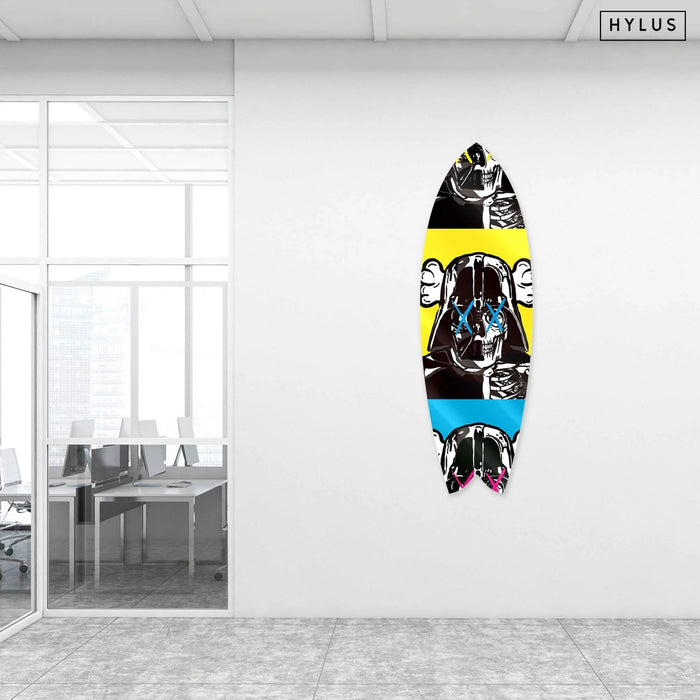 Space Soldier X Yellow Surfboard