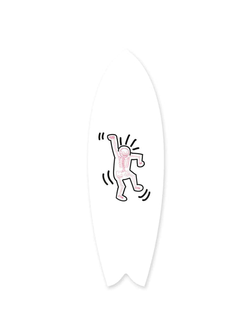 Skeleton Pink Surfboard
