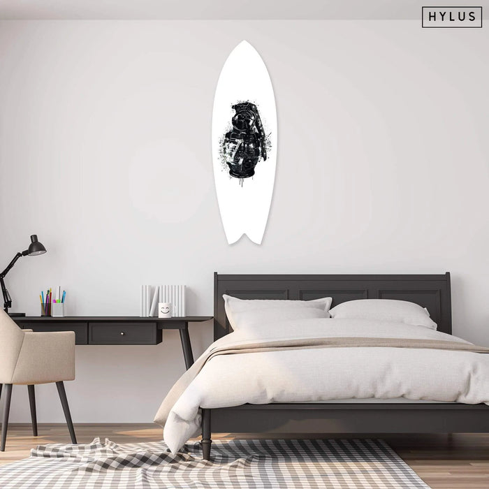 Luxury Grenade Black Surfboard