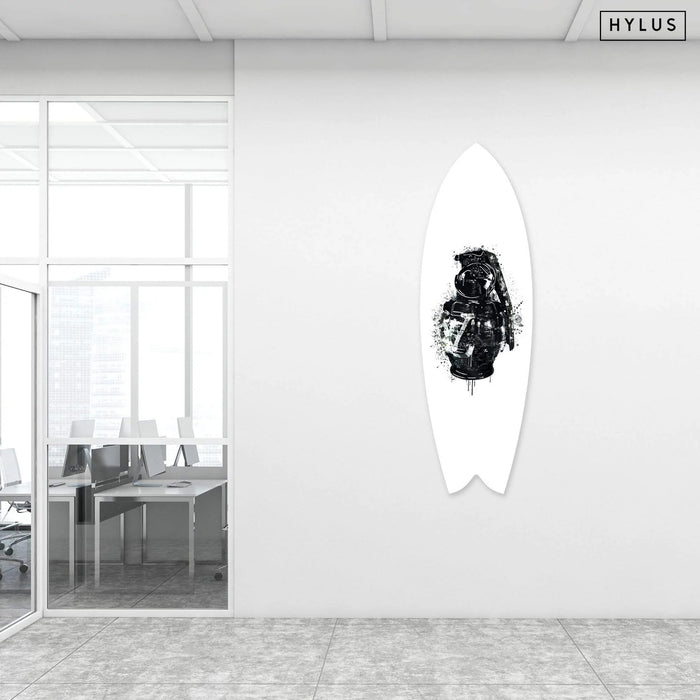 Luxury Grenade Black Surfboard