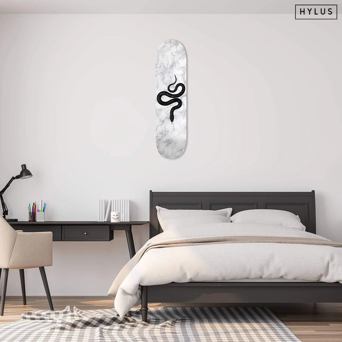 Marble Snake Grey Skateboard