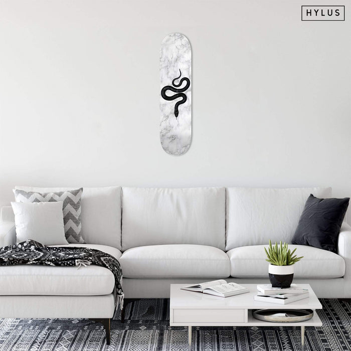 Marble Snake Grey Skateboard