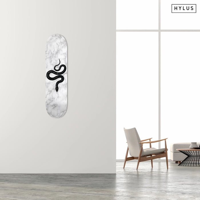 Marble Snake Grey Skateboard