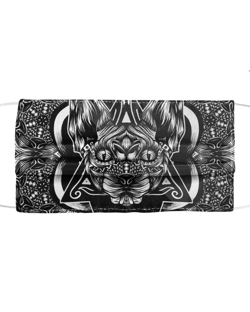 Sphynx Pattern BW Mask